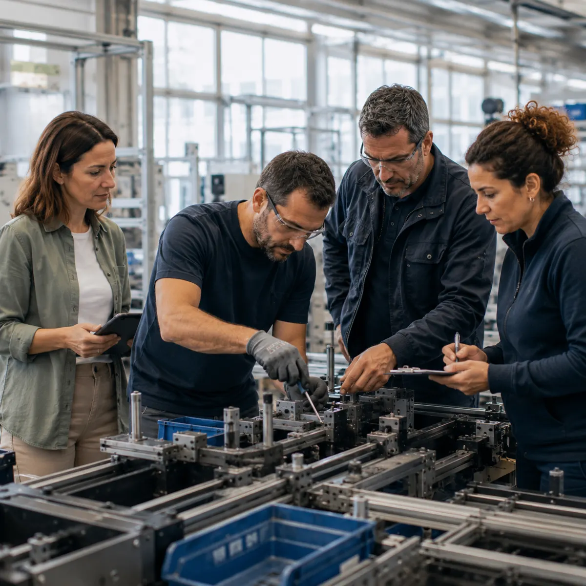 Analyse d'un poste de travail sur une ligne de production