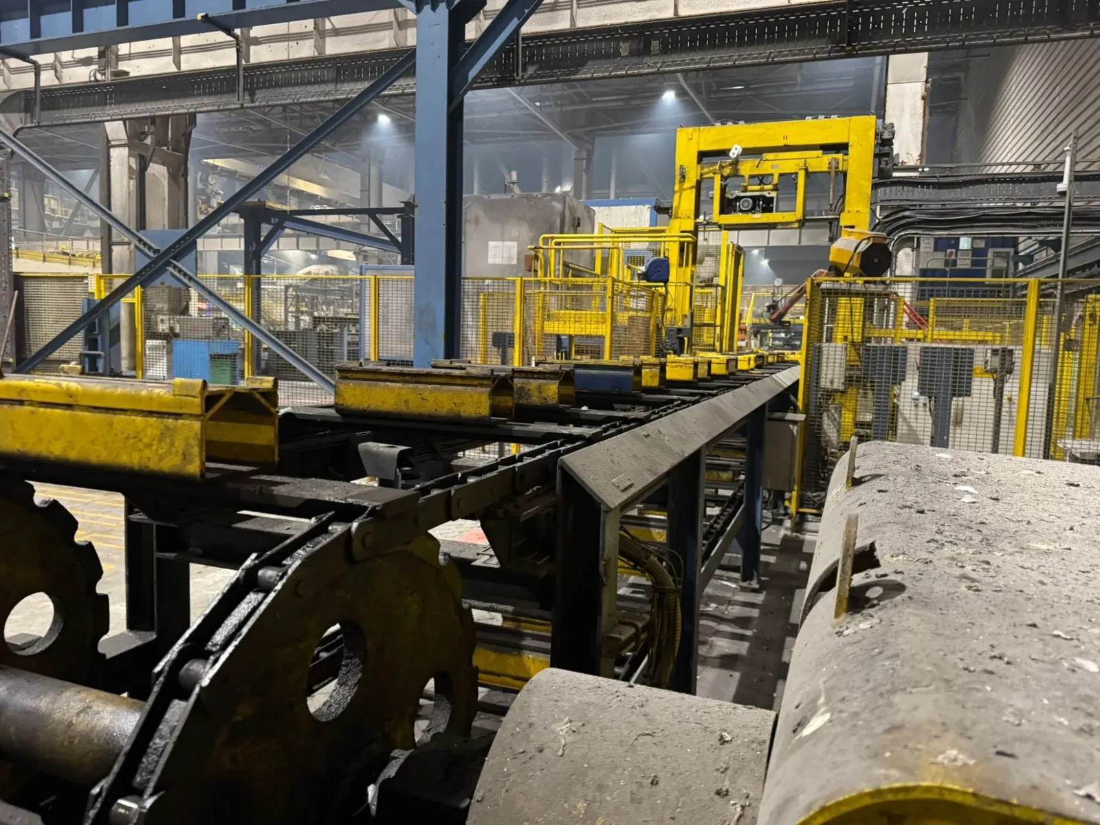 Ligne de production industrielle